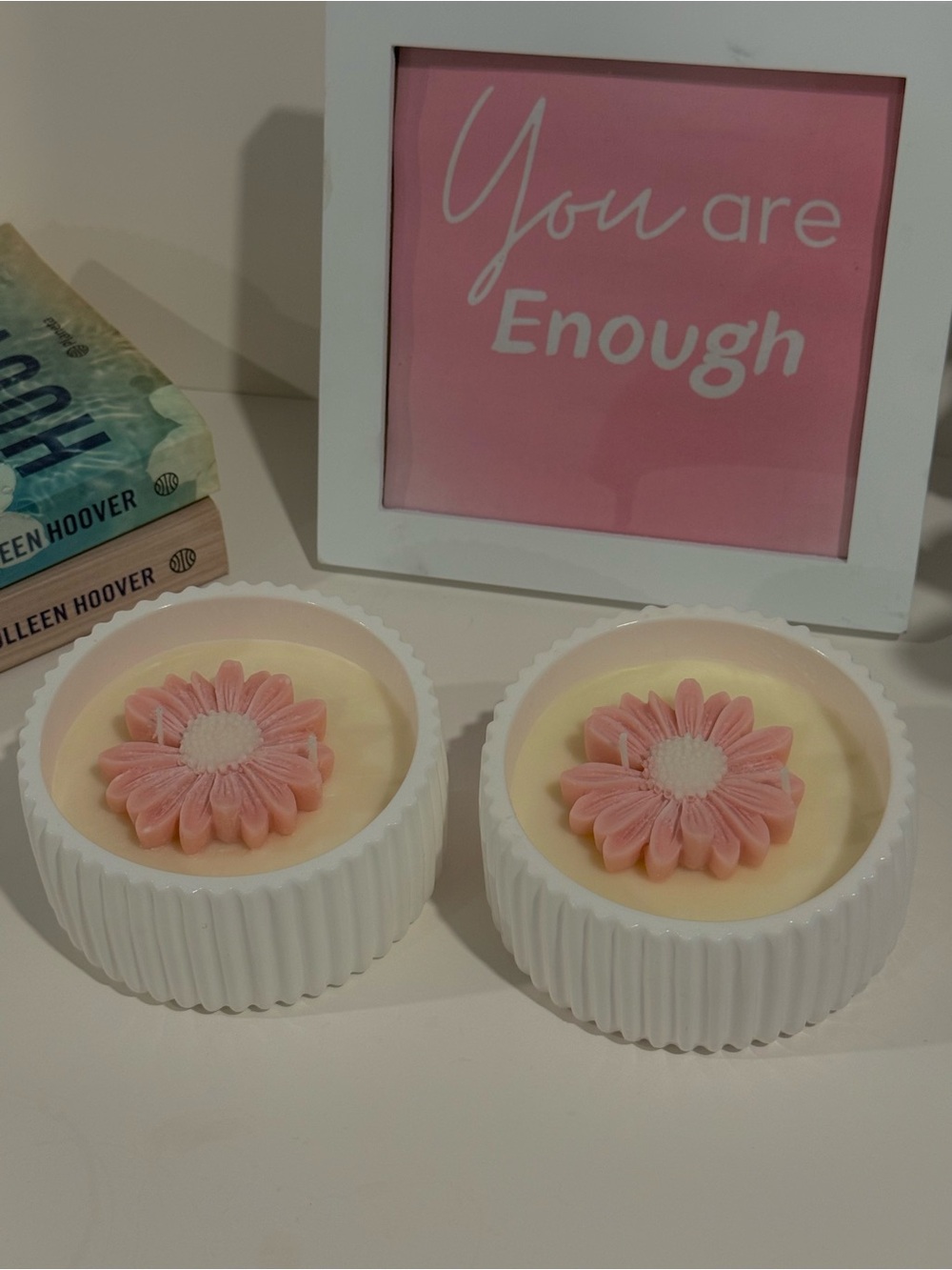 Chrysanthemum Ceramic Candle